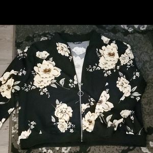 Plus sized Floral Jacket